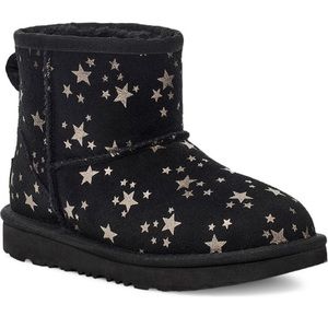 🔥🔥UGG kids classic mini II stars water resistant boot
